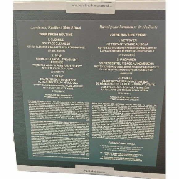 Fresh Skincare Set-Luminous, Resilient Skin Ritual
Sealed In Box - Picture 6 of 6